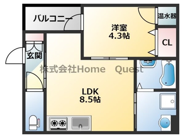 F asecia assistの物件間取画像